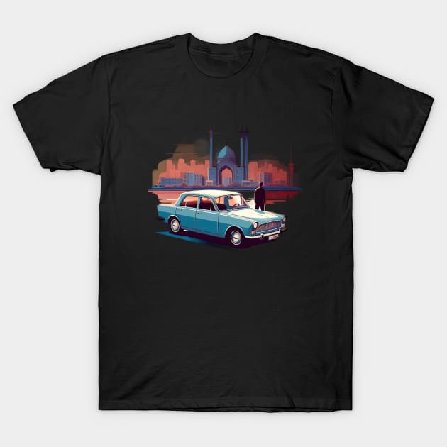 Classic car in Iran T-Shirt by Elbenj